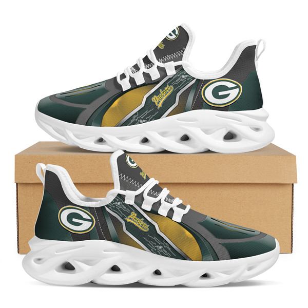 Women's Green Bay Packers Flex Control Sneakers 006